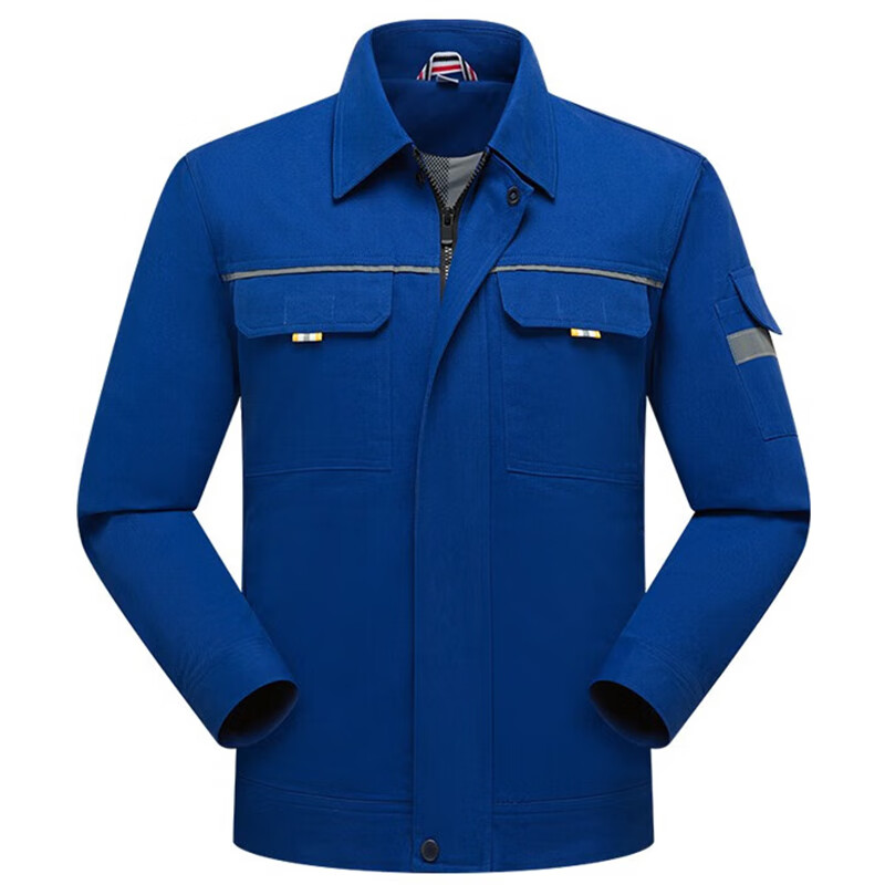 bw 高端工作服套装 男女春秋耐磨车间劳保服 宝蓝色 2xl/180