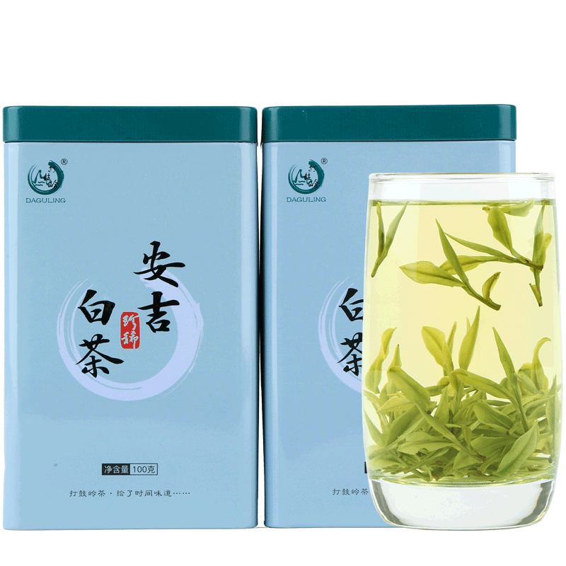 打鼓岭茶叶绿茶 安吉白叶一号珍稀白茶 春茶雨前茶 茶叶自己喝 4A大份量200g送礼袋(有效期8个月左右)