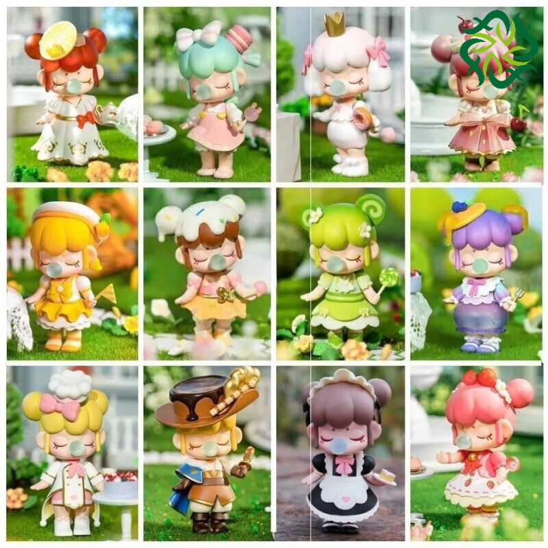 盲盒下午茶潮玩高颜值四代娃娃摆件小女生小公主生日 隐藏款(薄荷冰沙