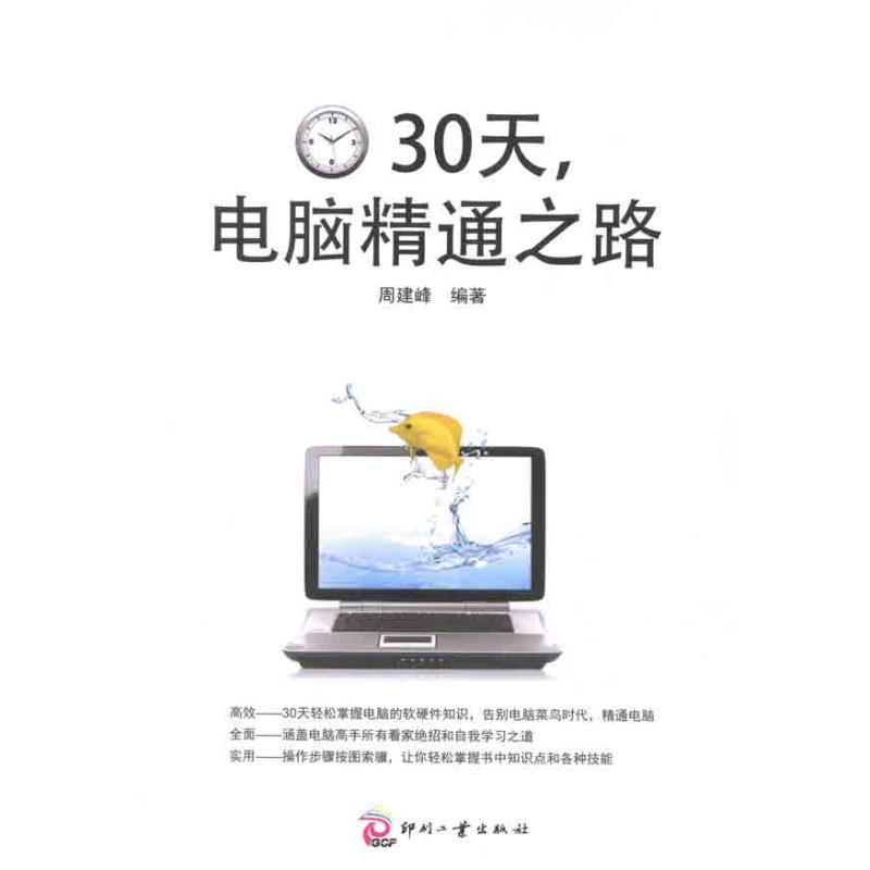 30天,电脑精通之路 周建峰 作 书籍