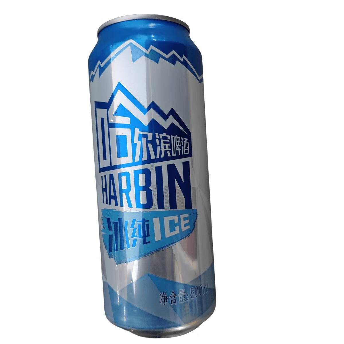 哈尔滨(harbin)(广东)哈尔滨冰极纯生啤酒原汁麦500ml*12罐听装网红