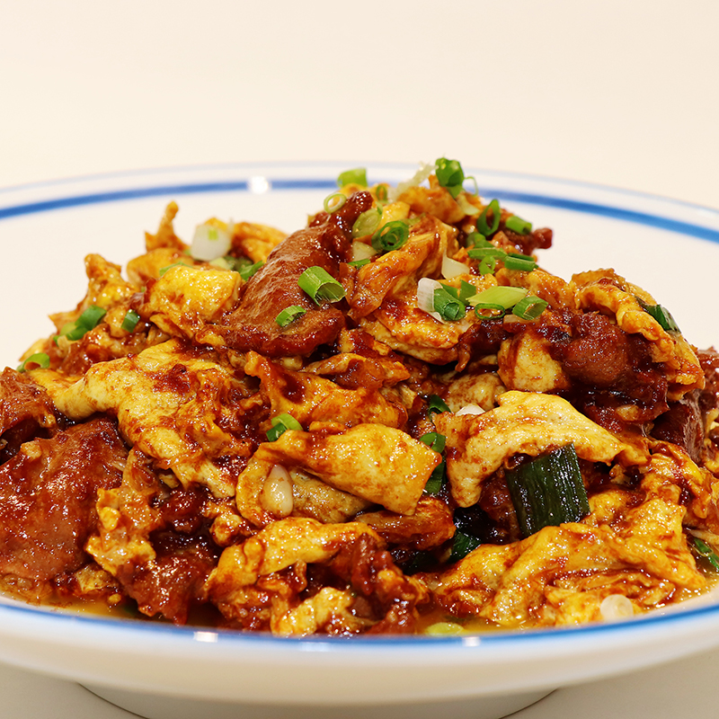 虎钢馋 醋溜木须半成品速食菜肴速冻生制品家常菜快餐美食350g/袋