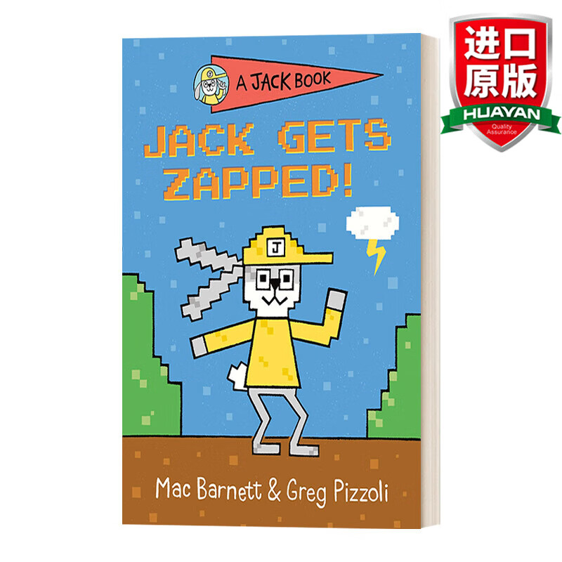 英文原版 兔子杰克之书系列8 杰克被电击了!