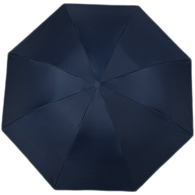 天堂傘太陽傘防曬雨傘銀膠晴雨兩用女三折疊遮陽傘小清新雨傘純色訂做 天藍(lán)色