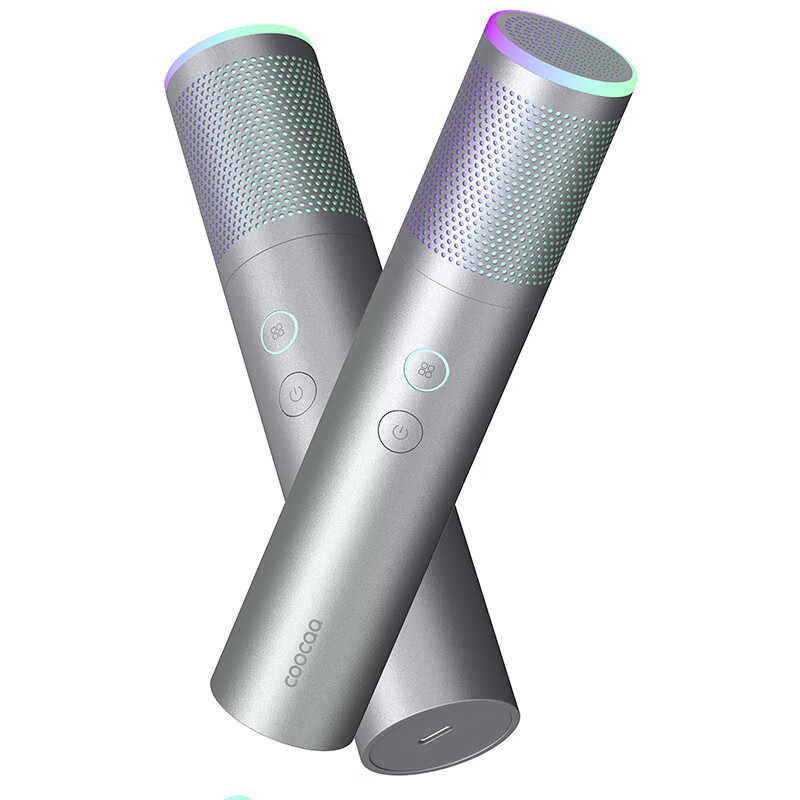 酷开创维酷开智能电视无线麦克风家庭k歌usb话筒语音点歌笔记本会议教育大屏电脑k歌家用ktv神器酷k-td 酷开u13双麦至尊版