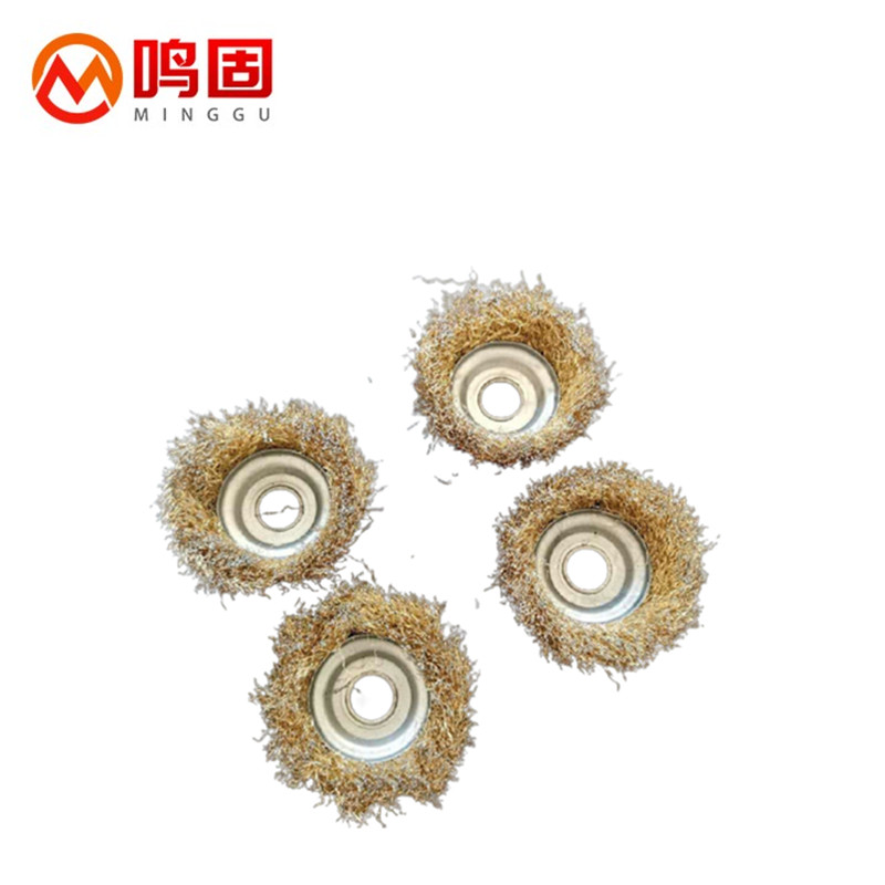 鸣固 lc8205除锈钢丝刷角磨机钢丝轮磨光机抛光打磨碗型钢丝轮刷子 10