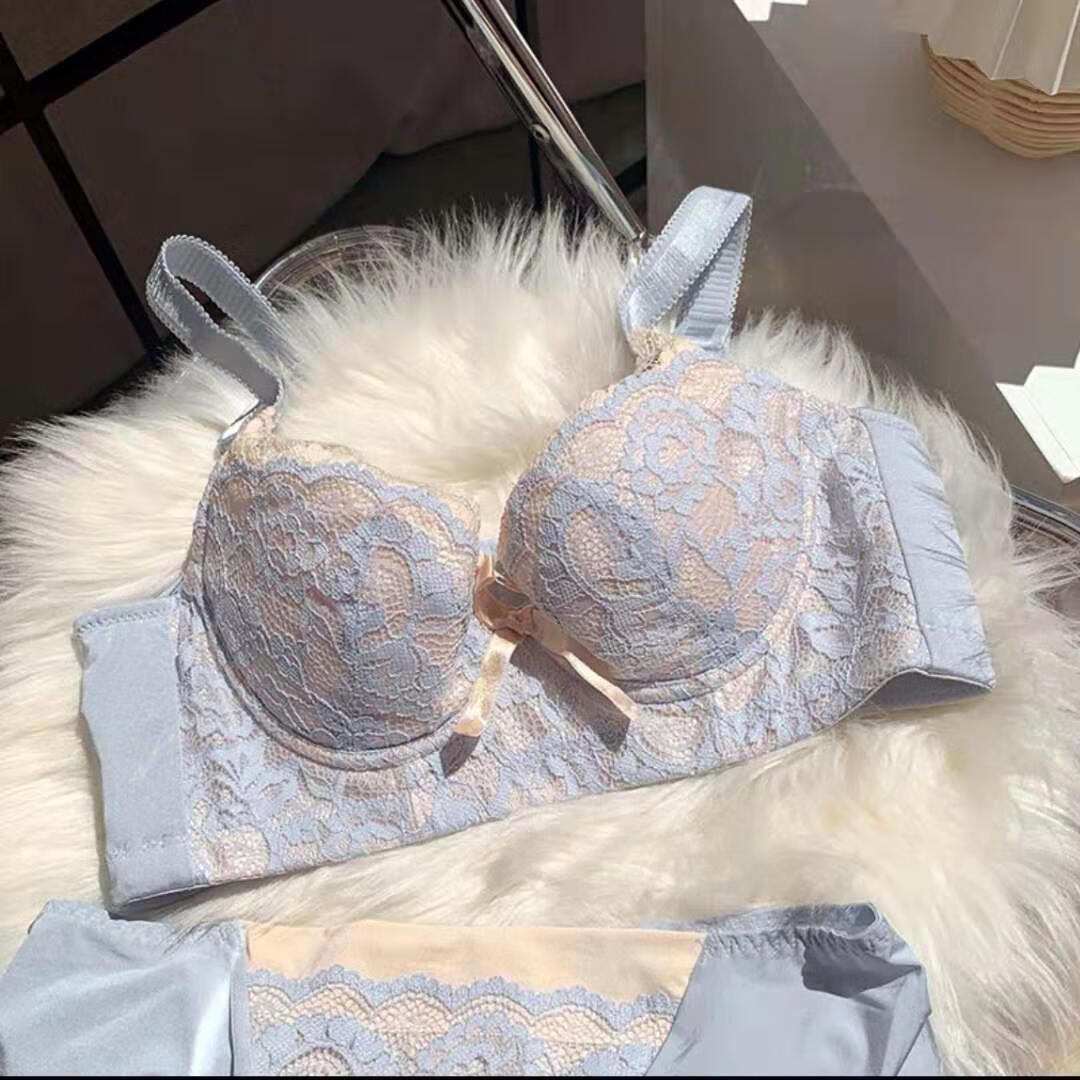 款仙黛尔矫正文胸调整型大胸显小无海绵薄款内衣女收副乳聚拢大码胸罩