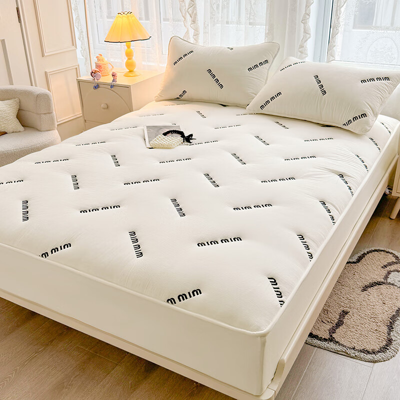 创京懿选加厚床笠床褥子24新款床褥式床笠单件水洗棉床罩款床单夹棉