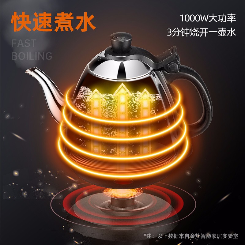 金灶电热水壶烧水壶茶具可以烧二个热水并的水吗？