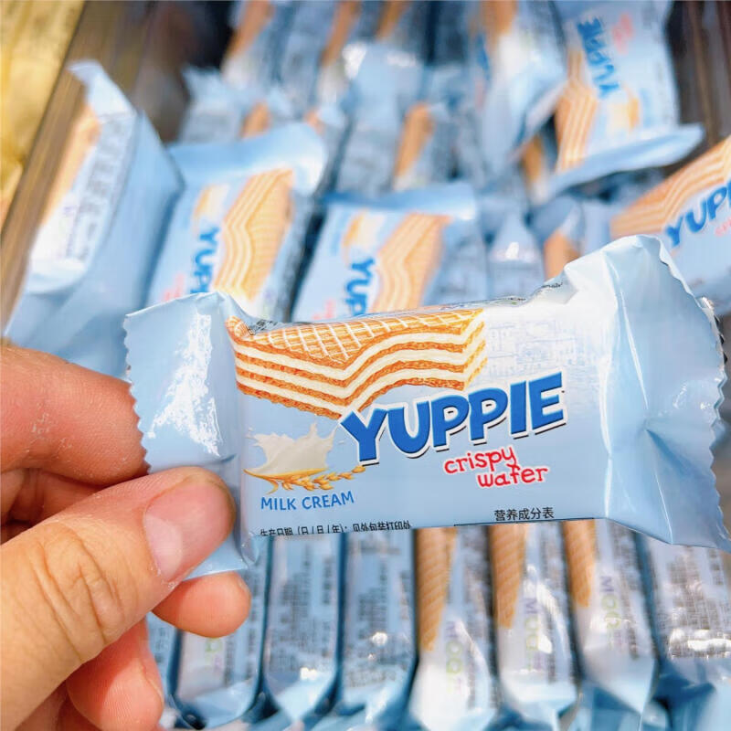 寄漪陌易雅皮牛奶味夹心威化饼干 500g约30包 500g 约30包