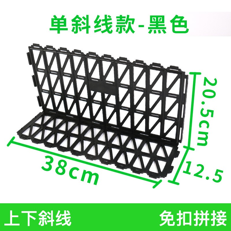 加厚超市水果护栏隔板隔断堆头挡板蔬菜围栏生鲜防护栏塑料可转弯围挡