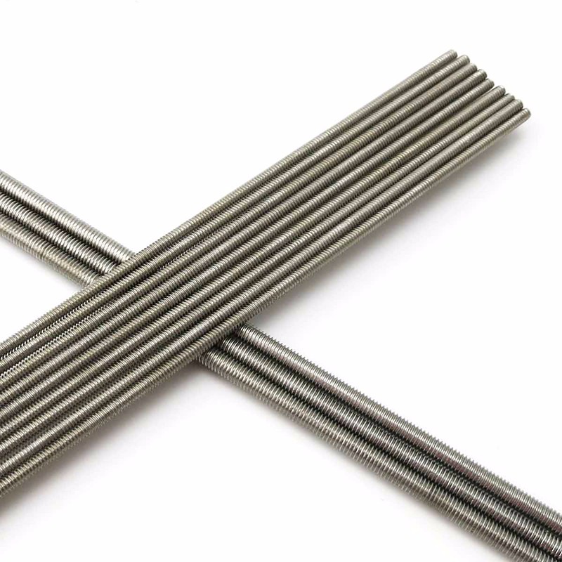千水星螺纹丝杆不锈钢拉杆全牙螺丝不锈钢模型长螺杆长25厘米 1根(m2*