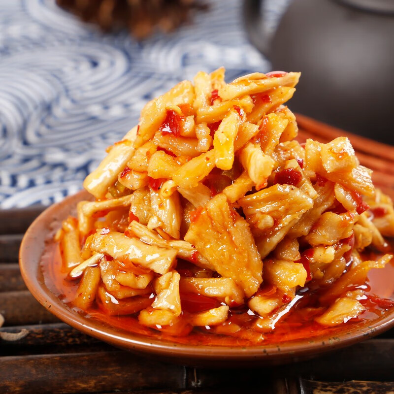 宅米兔湖南特产农家下饭咸菜酱菜榨菜即食瓶装 红油萝卜丁280g-1瓶