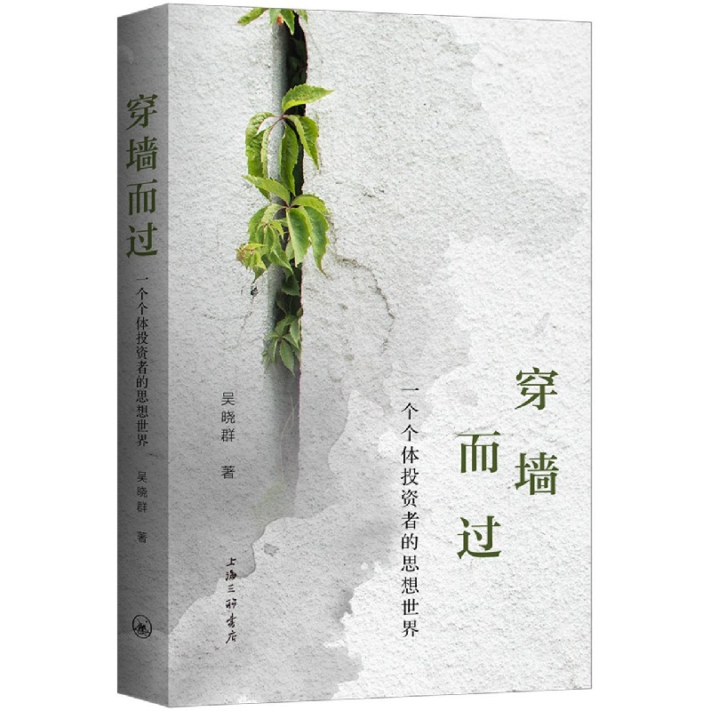 穿墙而过(一个个体投资者的思想世界) 吴晓群