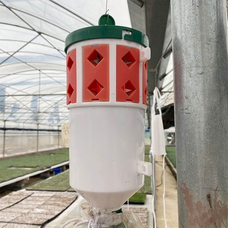 夜娥器 夜蛾诱芯大棚蔬菜瓜果捕蛾器果园杀虫信息素 二代飞蛾陷阱1套