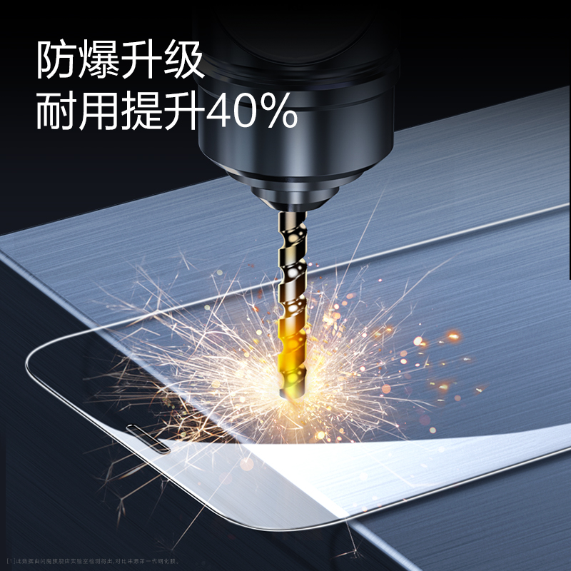 闪魔【精选直发】 苹果11钢化膜 iphoneXR/XsMax/11promax手机膜高清非全屏抗蓝光防窥保护膜 XR/11【6.1英寸加强版】2片+神器