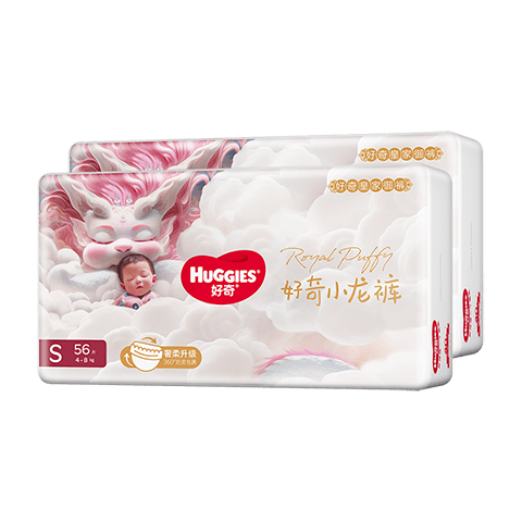 好奇（Huggies）皇家小龙裤纸尿裤S112片(4-8kg)