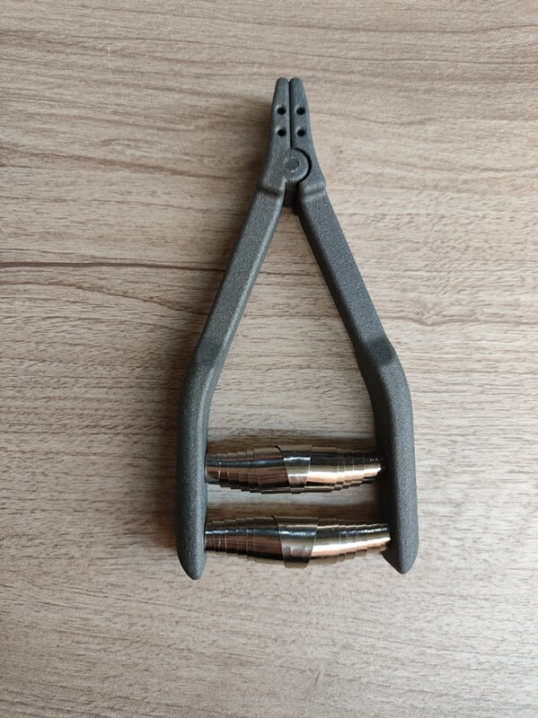 疏傲羽毛球拍线拉线器羽毛球拍拉线机工具 迷你起始夹 打结钳 超小超