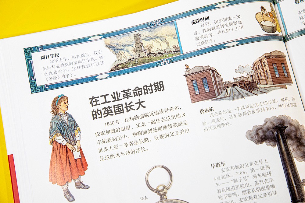 DK手绘图解典藏书系 儿童生活历史百科