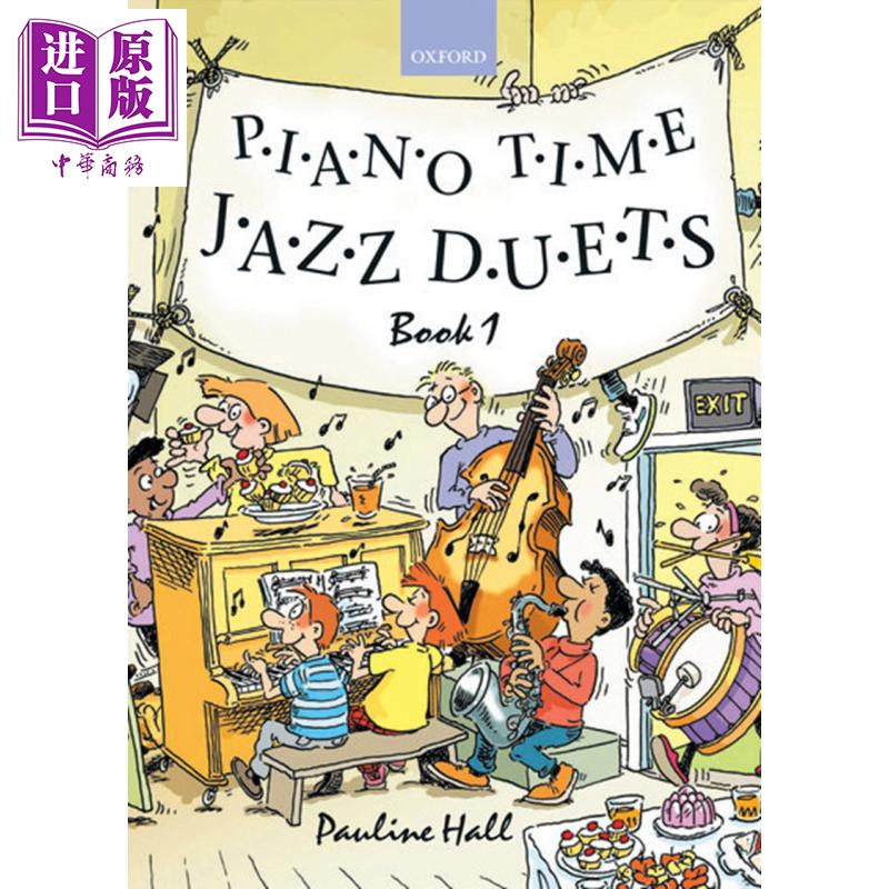 牛津 英皇考级abrsm考级piano time系列钢琴教材爵士二重奏jazz duets
