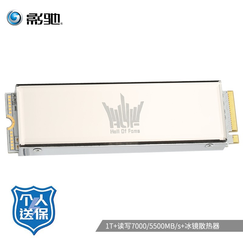 影驰（Galaxy）1TB SSD固态硬盘 M.2接口(NVMe协议) PCIe4.0 名人堂HOF EXTREME系列