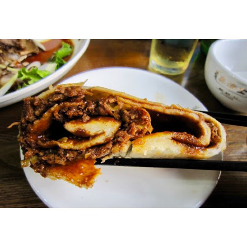 鲜有志老北京菜馆 招牌肉龙大懒龙猪肉牛肉面食即食 猪肉懒龙1条