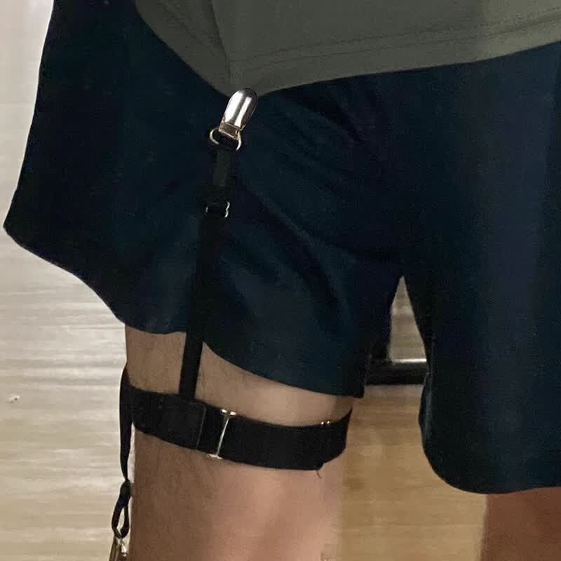 南啵丸衬衫固定神器男女通用衬衣夹固定上衣下摆防皱防滑衬衫夹大腿环