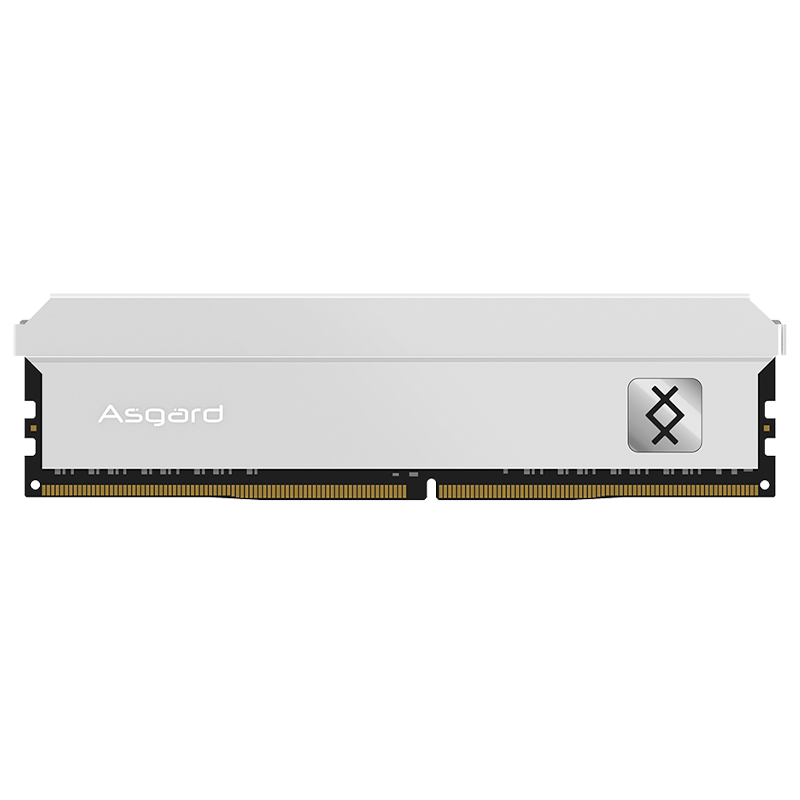 Asgard 阿斯加特 弗雷 Freyr系列 钛银甲 DDR4 3200MHz 台式机内存 马甲条 银色 8GB