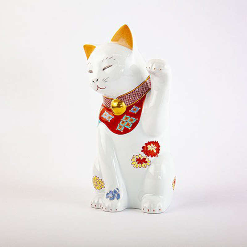 其泉招福招财猫摆件日本有田烧传统工艺品礼品日式装饰摆件吉祥物 母
