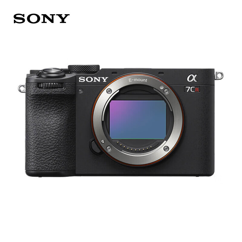 索尼（SONY）Alpha 7CR 新一代全画幅微单相机 轻便小巧 简易操控 黑色 单机身（A7cR/a7cr）6100万像素