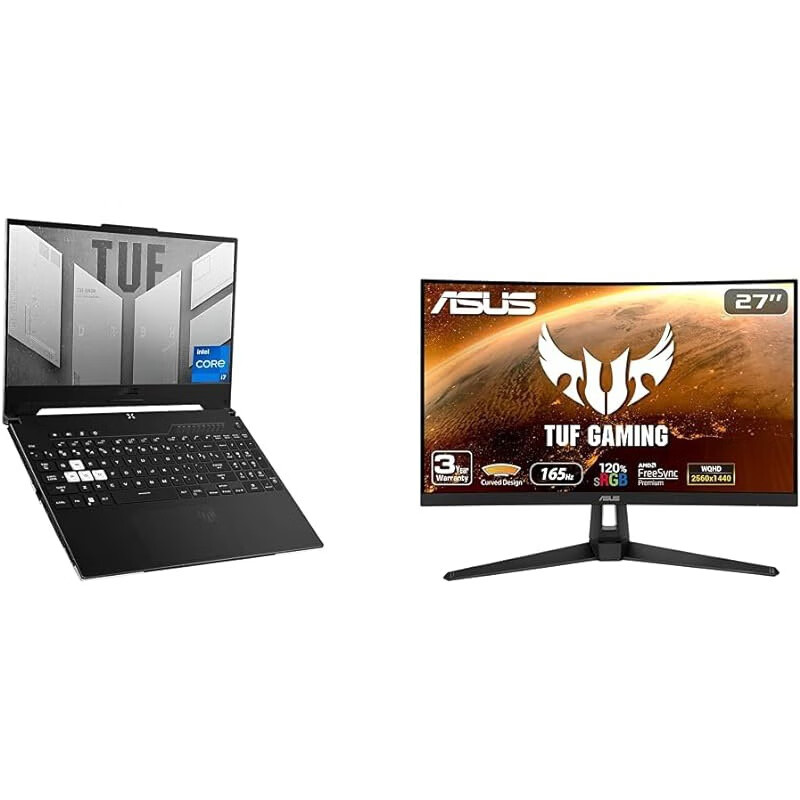 华硕 asustuf dash 15(2022)游戏笔记本电脑和tuf游戏f15游戏笔记本