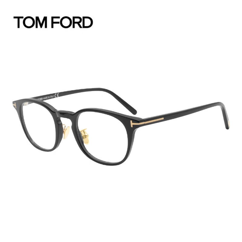 汤姆.福特（TOM FORD）眼镜框男女意大利远近视眼镜架TF5725-D-B 001+配镜法国1.60镜片