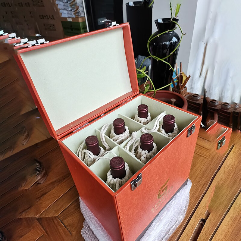 歌如诗（GOOUUZH）美国加州原瓶进口金仙粉黛干红葡萄酒 中秋礼盒装 整箱装 750ml *6瓶 礼盒装