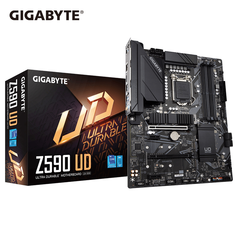 技嘉(gigabyte)z490主板 aorus 台式电脑主机电竞游戏主板 支持10代11