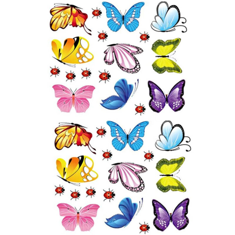 吉朵芸 9只蝴蝶 小蝴蝶墙贴 冰箱装饰贴纸瓷砖贴衣柜橱柜贴纸墙面装饰