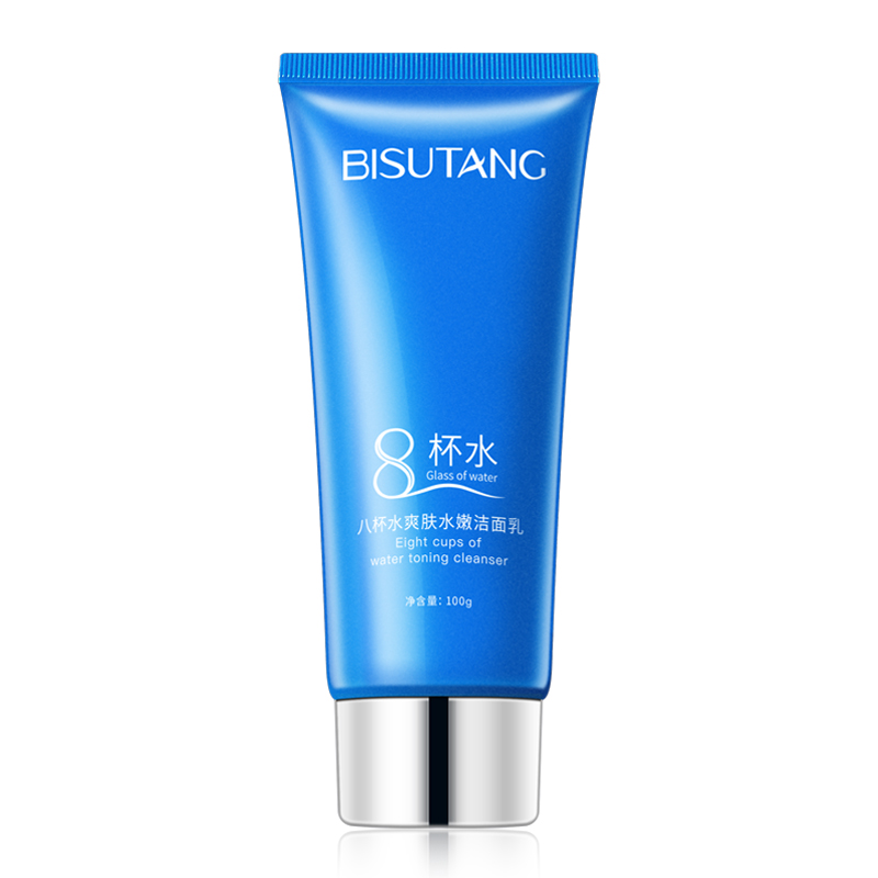 碧素堂八杯水洁面乳100g深层清洁毛孔保湿滋润护肤男女士学生 八杯水