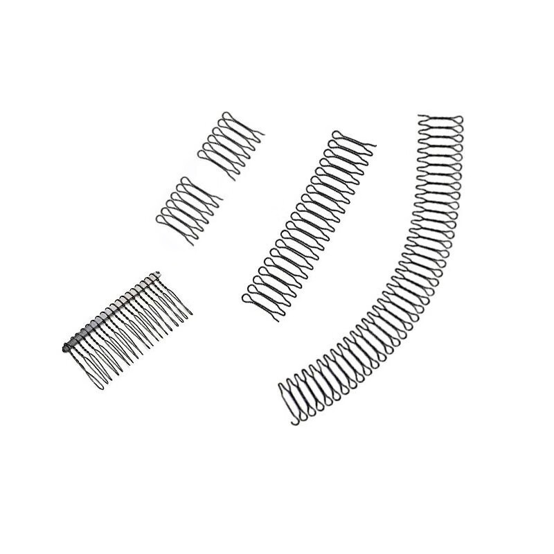 伊莉洛 隐形后脑勺拉拉梳发夹碎发整理神器女插梳刘海固定发箍定型器 六件套【A*2+B+C+D+F】