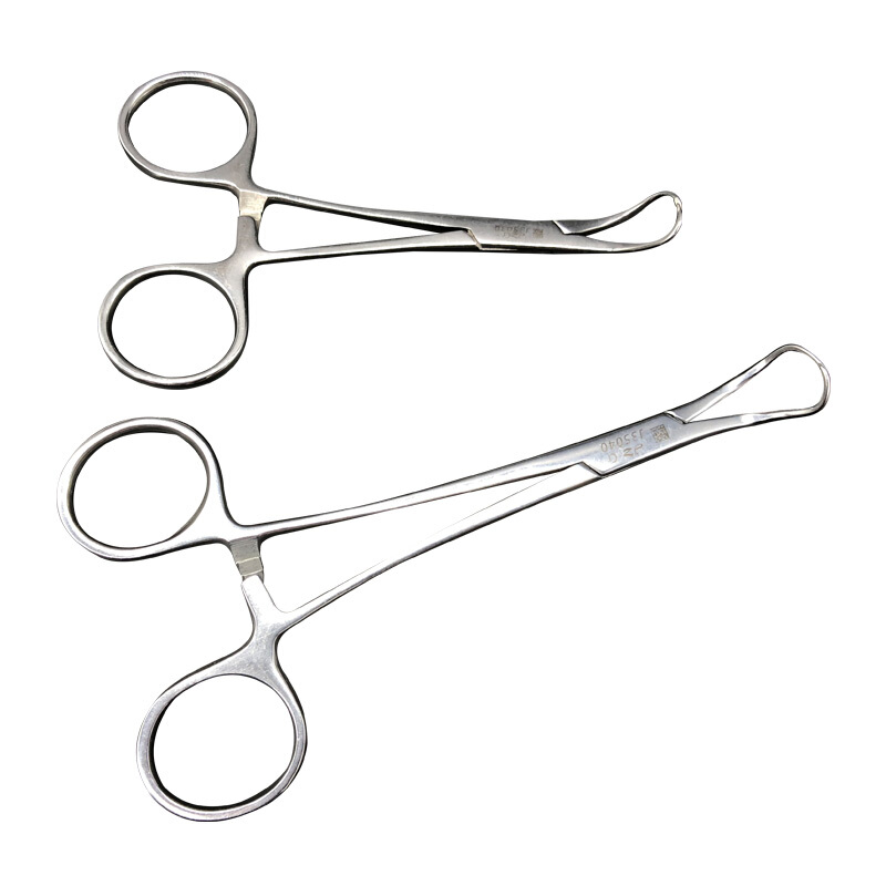 上海医院医用手术室帕巾钳布帕钳11cm尖头 金钟海绵钳卵圆钳 组织钳