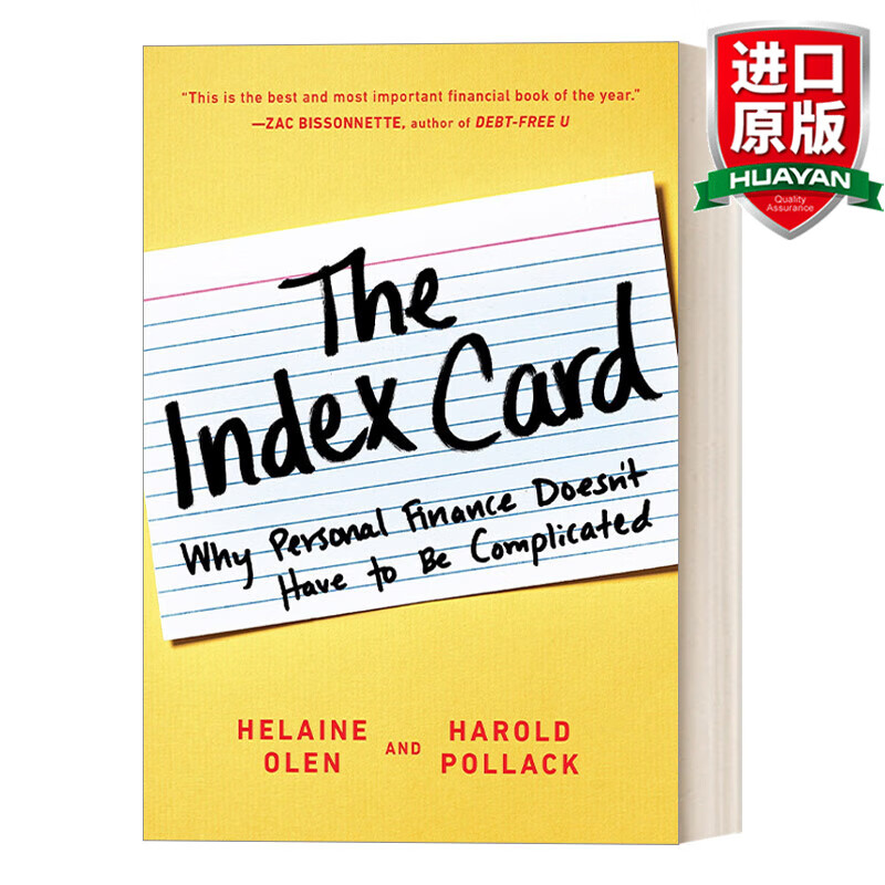 the index card 英文原版 一张索引卡:为什么个人理财也可以很简单