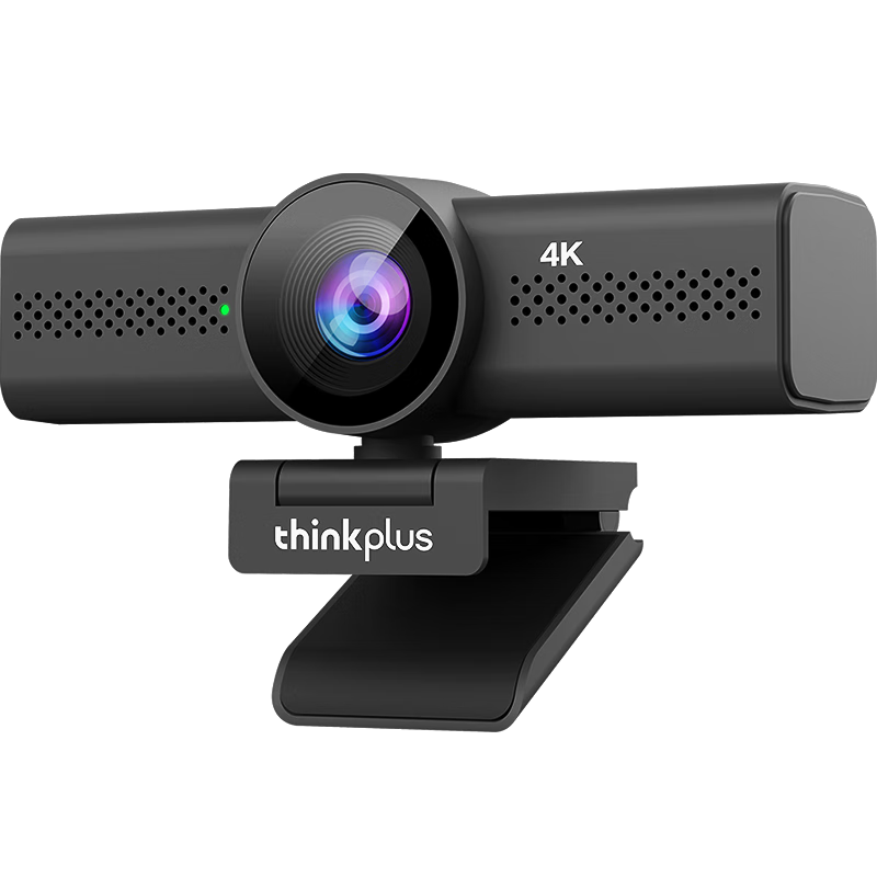 ThinkPad聯(lián)想thinkplus 電腦直播攝像頭 4K超清帶麥克風(fēng) 電腦攝像頭自動(dòng)對(duì)焦免驅(qū) 視頻會(huì)議直播攝像頭WL48A