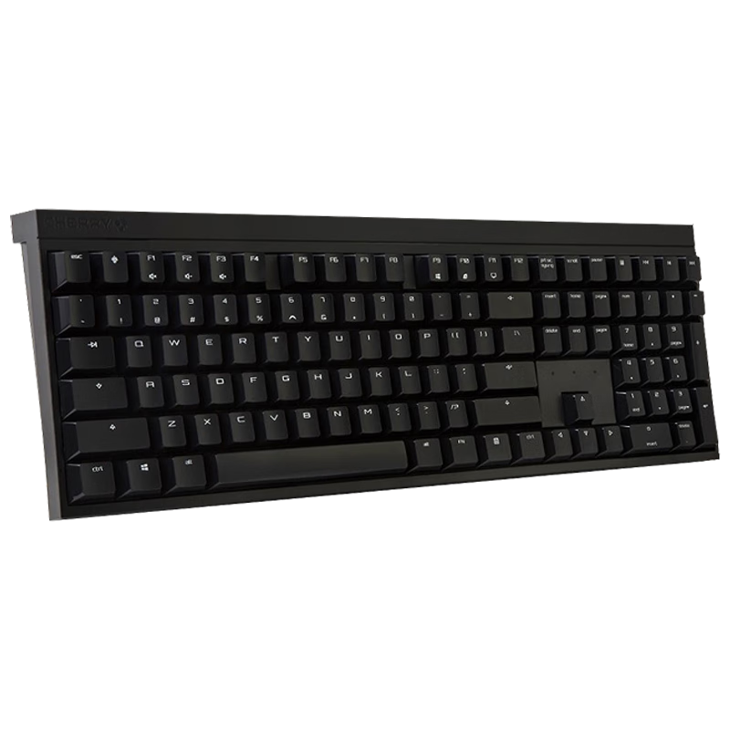 CHERRY 樱桃（CHERRY）MX2.0S机械键盘 无线蓝牙三模 电竞游戏键盘 电脑办公无钢板结构 三模 黑色无光 红轴