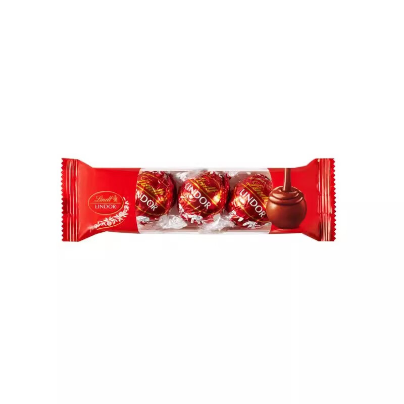 瑞士蓮（Lindt）軟心巧克力36g 夾心黑巧克力零食婚慶軟心牛奶巧克力 【36g*1條】軟心牛奶巧克力隨享