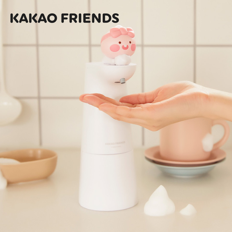 KAKAO FRIENDS 萌趣自动洗手机Ryan可爱小巧居家快速出泡洗手机 Apeach