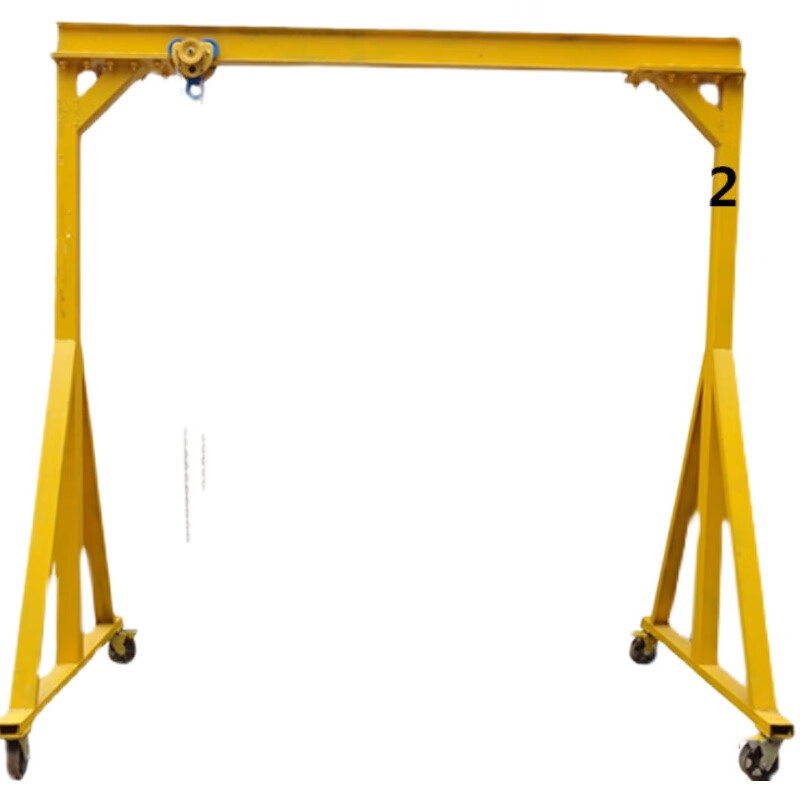 小型手推移动龙门架起重升降电动葫芦行车天车龙门吊吊架吊车吊机 05t