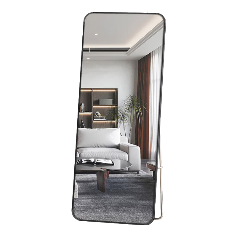 安尔雅全身镜穿衣落地镜子家用壁挂贴墙女生卧室立体挂墙宿舍试衣镜
