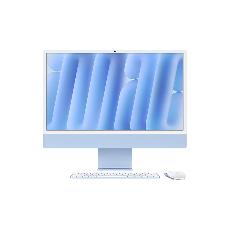 ����������plus��ƻ��AI����/2024�� iMac 24Ӣ����ɫ4.5K�� M4(8+8��) 16G 256Gһ��ʽ���� MWUF3CH/A