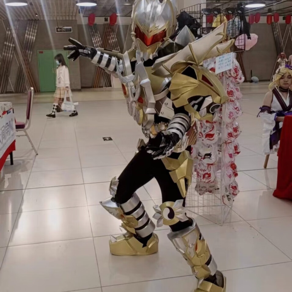 zhouyouyang帝皇铠甲cos1:1eva皮套量身定制,3d打印头盔等 白膜