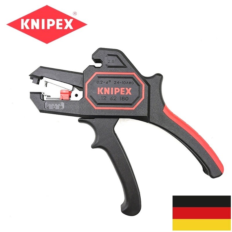 凯尼派克(knipex)德国凯尼派克7寸自动剥线钳电工自调绝缘导线多功能