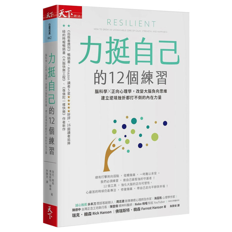 力挺自己的12個練習：腦科學X正向心理學，改變大腦負向思維，建立逆境挫折都打不倒的內在力量台版原版籍