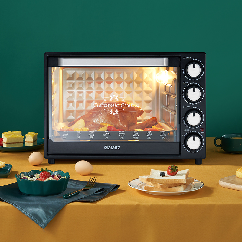 格兰仕（Galanz)电烤箱 40L超大容量 内置可视炉灯 上下独立控温 多层烤位烤箱 烤红薯烤蛋糕 K43